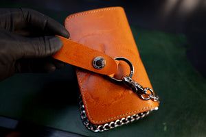 焼印トラッカーウォレット　ミドル　グリーン　【限定品】