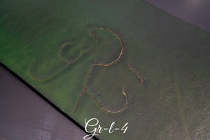 焼印トラッカーウォレット　ロング　グリーン【限定品】