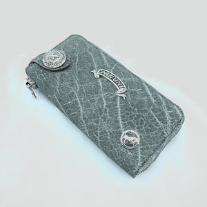 K様限定SPオーダー 両マチFRF財布 L字 スリム フルゾウリボン