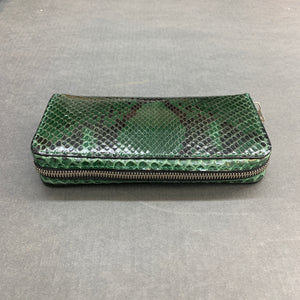 5103 両マチFRF財布 L字 スリム フルパイソンリボン