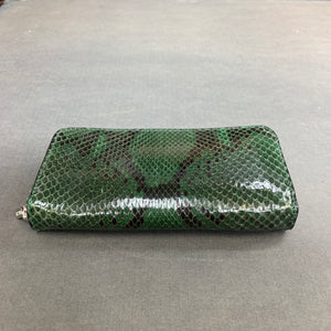 5103 両マチFRF財布 L字 スリム フルパイソンリボン