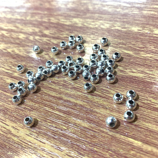Silverビーズ　（丸ビーズ）