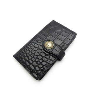 手帳型スマホ　シャムワニ　Mサイズ