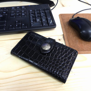 手帳型スマホ　シャムワニ　Mサイズ