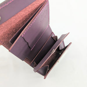 ミニ財布スクエア ホック