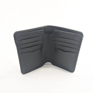 ハーフ財布 両面カード アウトポケット パイソン