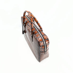 ONLINE SHOP限定　ビジネスバッグ　（クロコダイル型押）