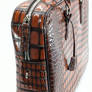 ONLINE SHOP限定　ビジネスバッグ　（クロコダイル型押）