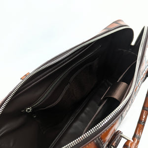 ONLINE SHOP限定　ビジネスバッグ　（クロコダイル型押）