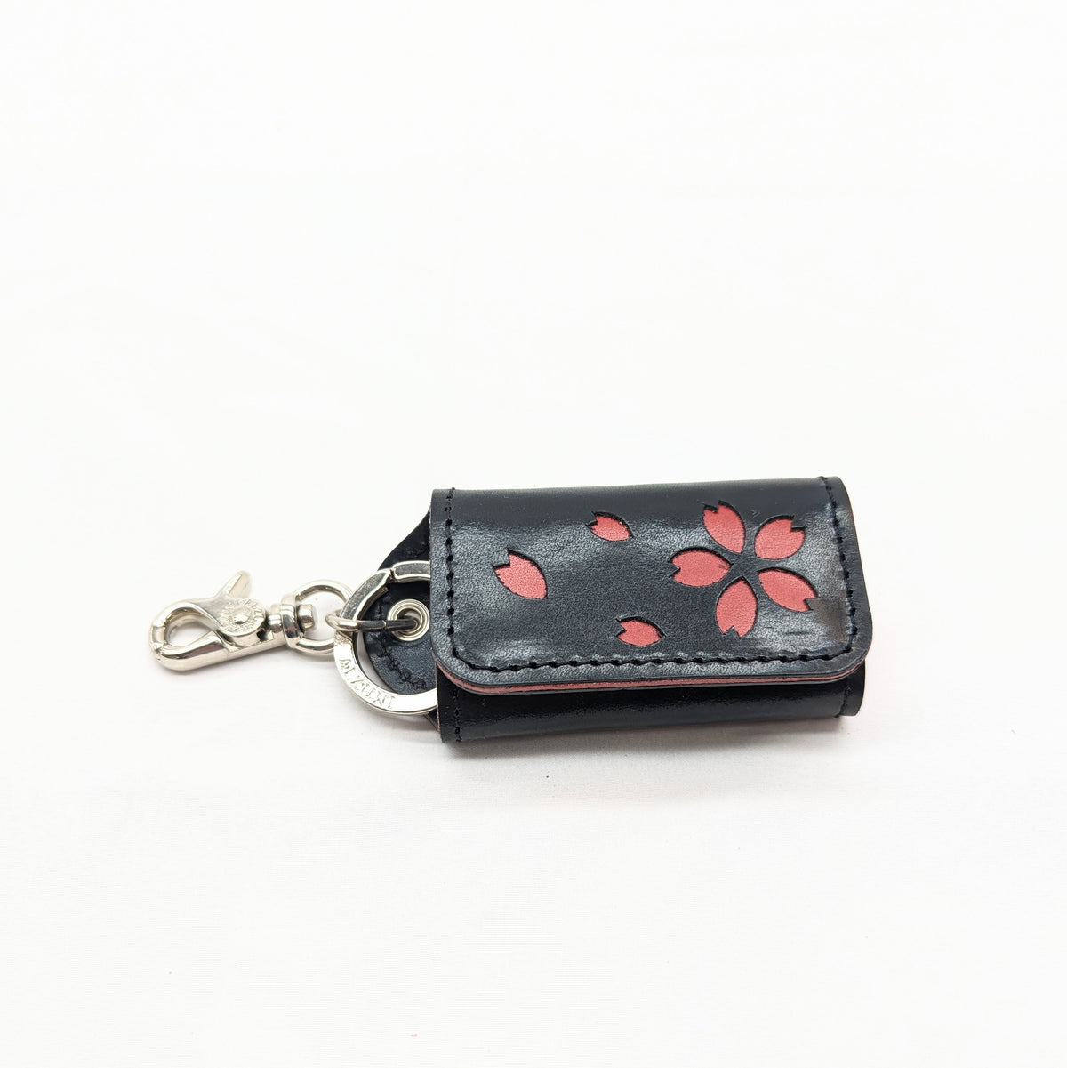 スマートキーホルダー（隠しホック）桜型抜き