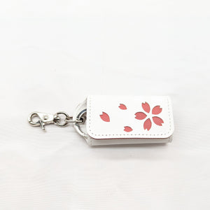 スマートキーホルダー（隠しホック）桜型抜き