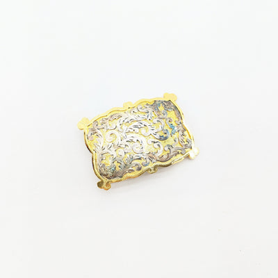 メキシコバックル　唐草　40ｍｍ