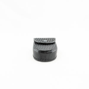 ポーチ　バスケット柄　（ポリススタイル）