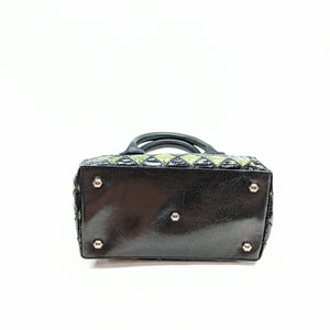 限定ミニトートバッグ　パイソンパッチワーク