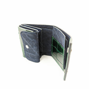 限定　ミニ財布スクエア ホック (クロコ×ゾウ)