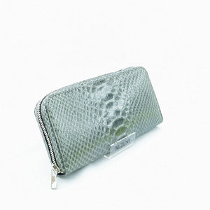 両マチFRF財布 L字 スリム フルB/Cパイソンリボン