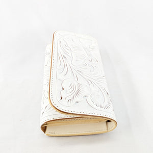 512タイプ　ベロ無　メキシコクラフト　19095　蝶　＜熟成革＞