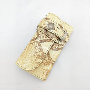 527タイプ　パイソン全貼り5￠コンチョ付　＜熟成革＞