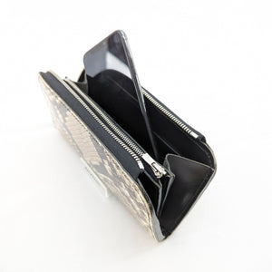 ファスナー財布(小)　パイソン　＜熟成革＞