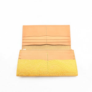 5103　マチ付薄作り　ペイズリー　＜熟成革＞