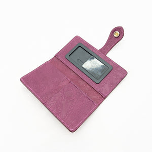 限定　手帳型スマホカバー　パイソン（手染め）Mサイズ