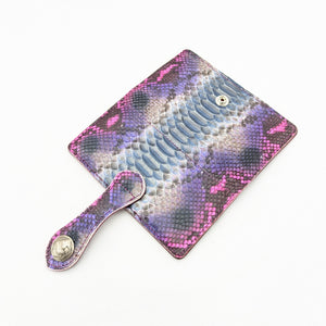 限定　手帳型スマホカバー　パイソン（手染め）Mサイズ
