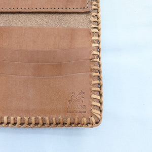 527タイプWステッチサイフ＜熟成革＞