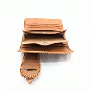 527タイプWステッチサイフ＜熟成革＞