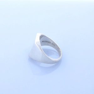 SVリング　カレッジタイプ　スクエアM　silver950