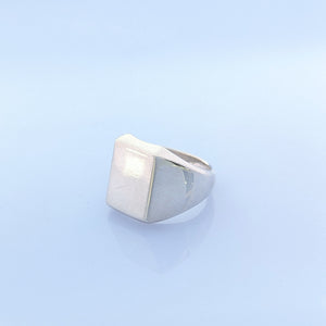 SVリング　カレッジタイプ　スクエアM　silver950
