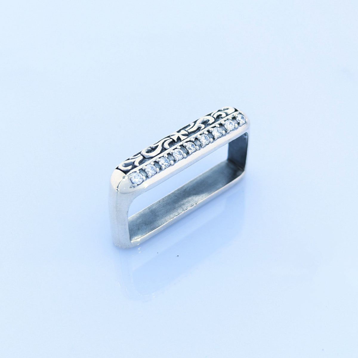 silver サルカン（CZ入り）