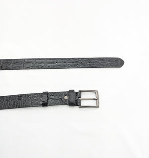 2025model　クロコダイル型押しベルト　35ｍｍ