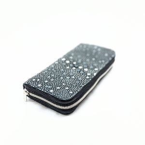 限定FRF財布　L字スリム　カイラギエイ　シャークフルリボン