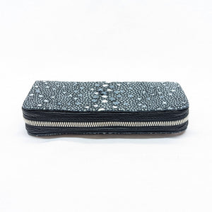 限定FRF財布　L字スリム　カイラギエイ　シャークフルリボン