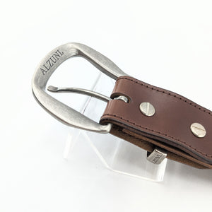 40mm シームレス かぶせコンチョタイプ ベルト インディ