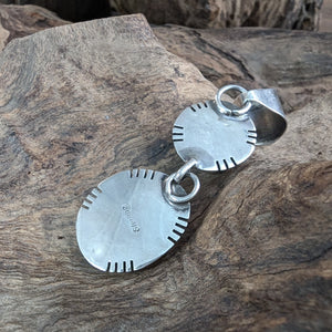 Twinドライクリークターコイズ　ネックレストップ《Navajo族》