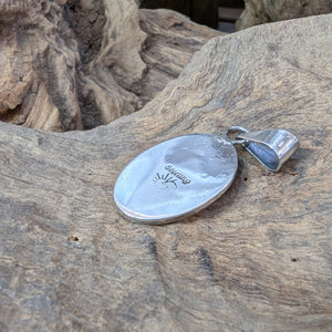 オーバーレイ《bear》　ネックレストップ《Navajo族　Calvin peterson》