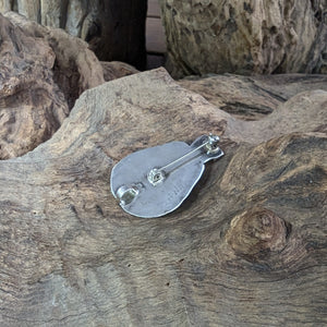 モーニングスターターコイズ　インレイネックレストップ　《Zuni族　Carmichael　Haloo》