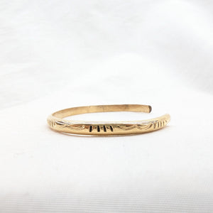 12KGバングル　《Navajo族》スタンプワーク