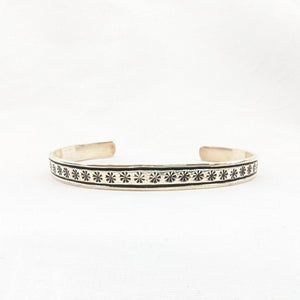 バングル　《Navajo族》スタンプワーク