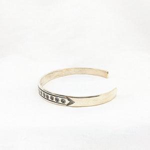 バングル　《Navajo族》スタンプワーク