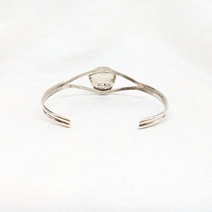 スリーピングビュティターコイズバングル　《Navajo族》ワイヤーワーク