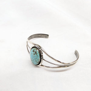 ドライクリークターコイズバングル　《Navajo族》ワイヤーワーク