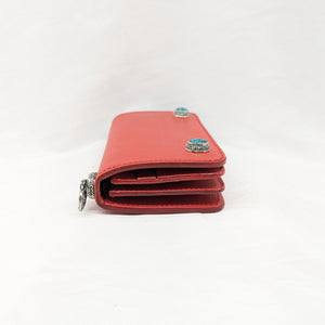 N様限定　トラッカーウォレット　芯通しレッド