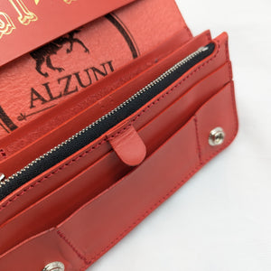 N様限定　トラッカーウォレット　芯通しレッド