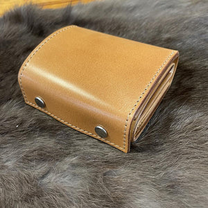 ミニ財布 スクエア コードバン