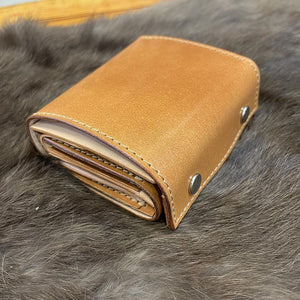 ミニ財布 スクエア コードバン