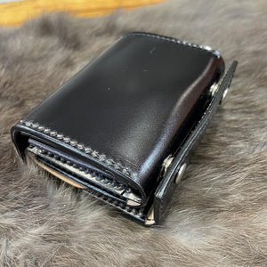 ミニ財布 スクエア コードバン