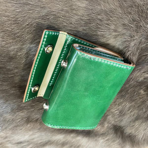 ミニ財布 スクエア コードバン