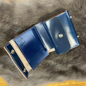 ミニ財布 スクエア コードバン